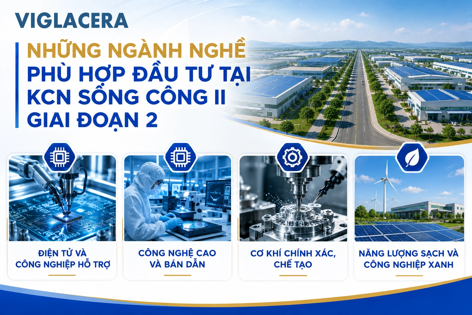 Những ngành nghề phù hợp đầu tư tại KCN Sông Công II Giai đoạn 2