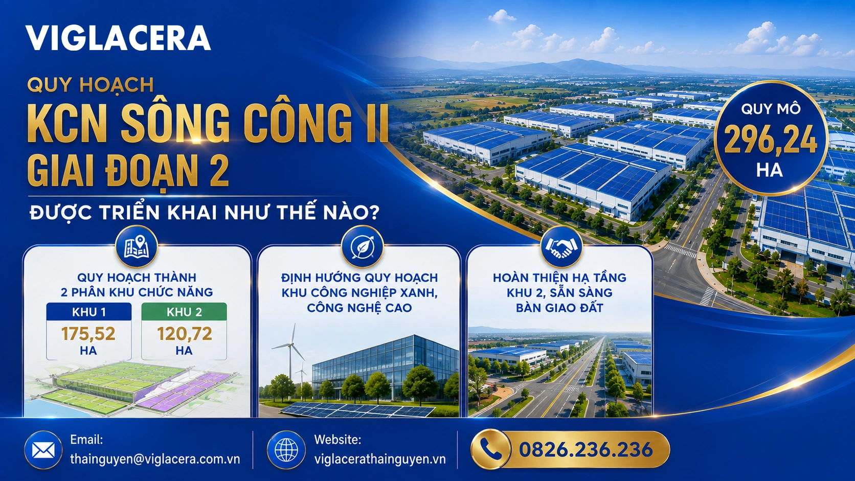 Quy hoạch KCN Sông Công II Giai đoạn 2 được triển khai như thế nào